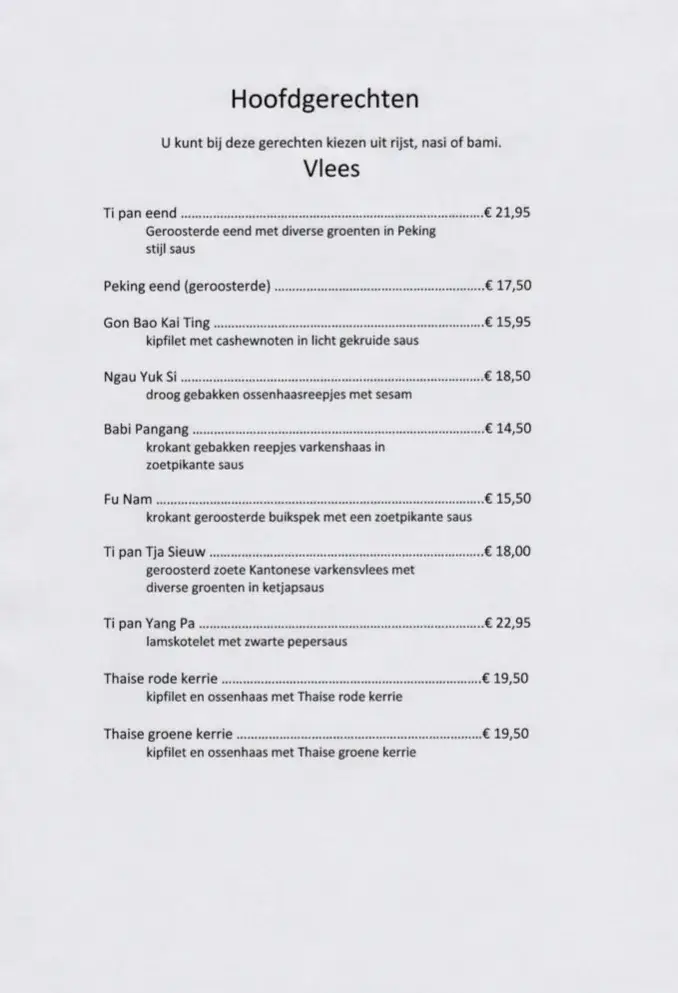 Menü_De Chinese Muur_Zee_Bild_3