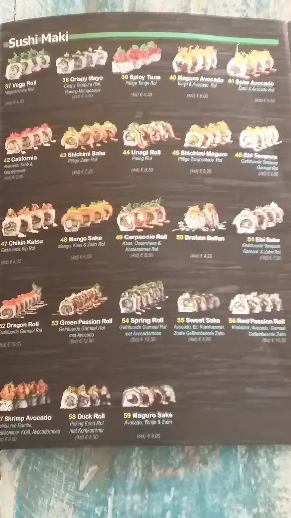 Menü_De Chinese Muur_Zee_Bild_4