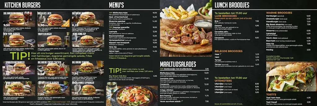 Menu_Big Bread Kitchen Halfweg_Halfweg_image_1