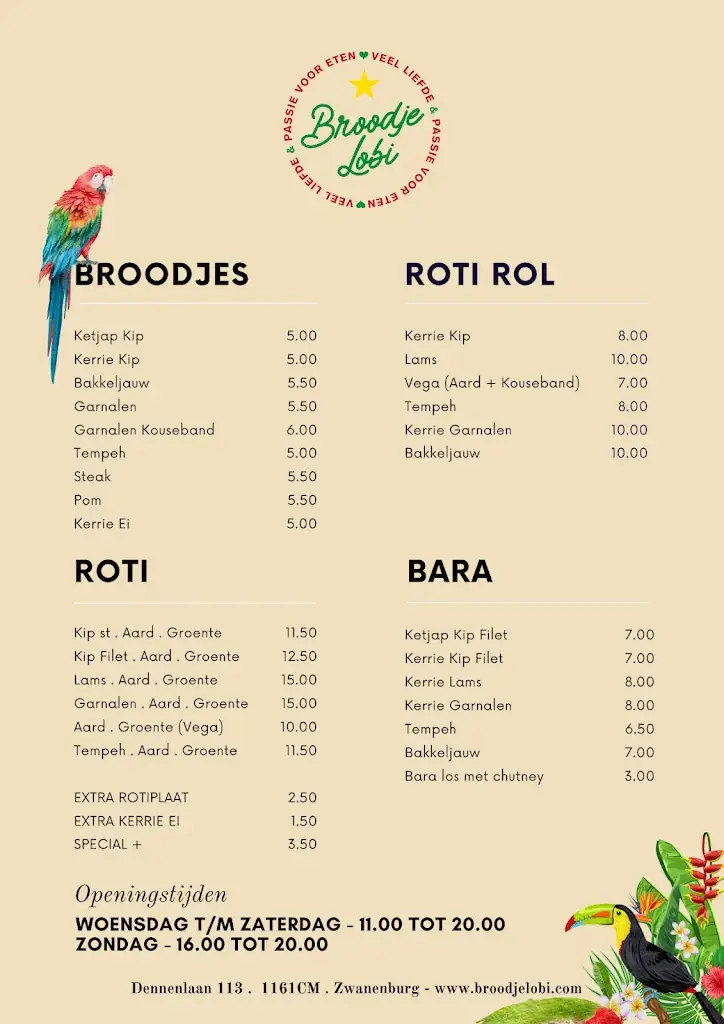 Menu_Broodje Lobi_Zwanenburg_image_1