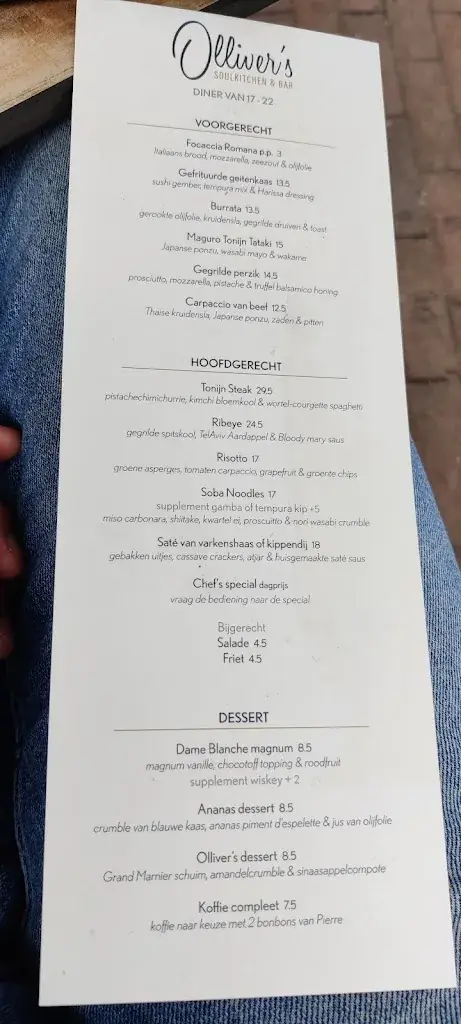 Menu_Olliver's Soulkitchen&Bar_Haarlem_image_3