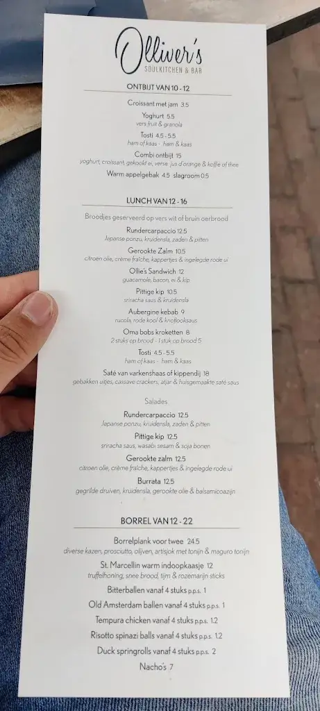 Menu_Olliver's Soulkitchen&Bar_Haarlem_image_4