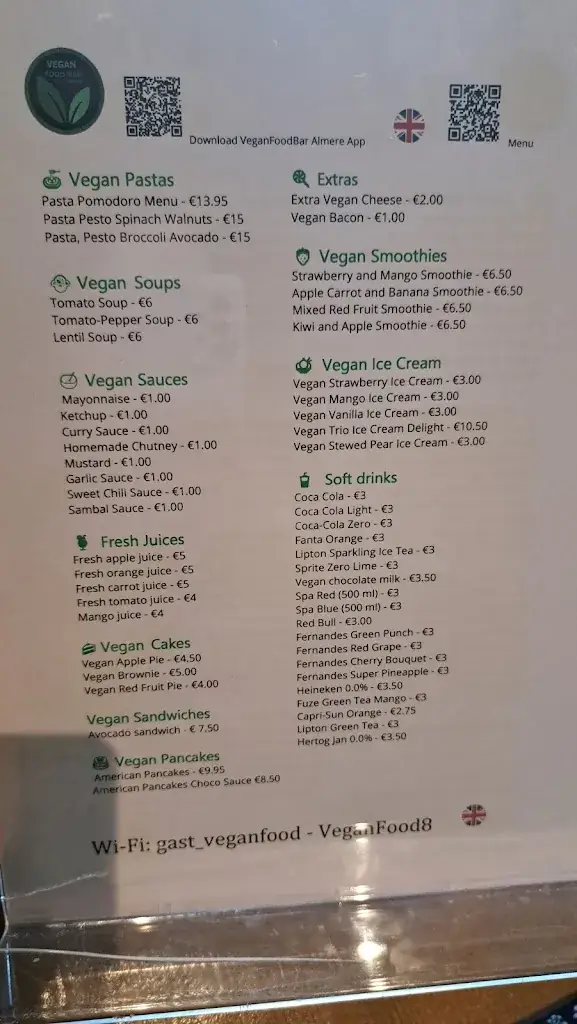 Menu_vegan food bar almere_Almere_image_2