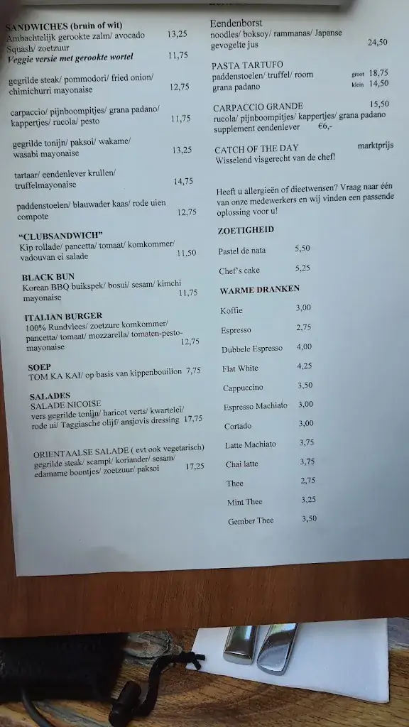 Menu_restaurant metzo_Haarlem_imagen_3