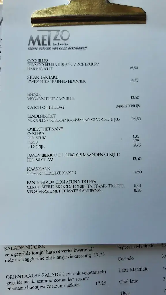 Menu_restaurant metzo_Haarlem_imagen_4
