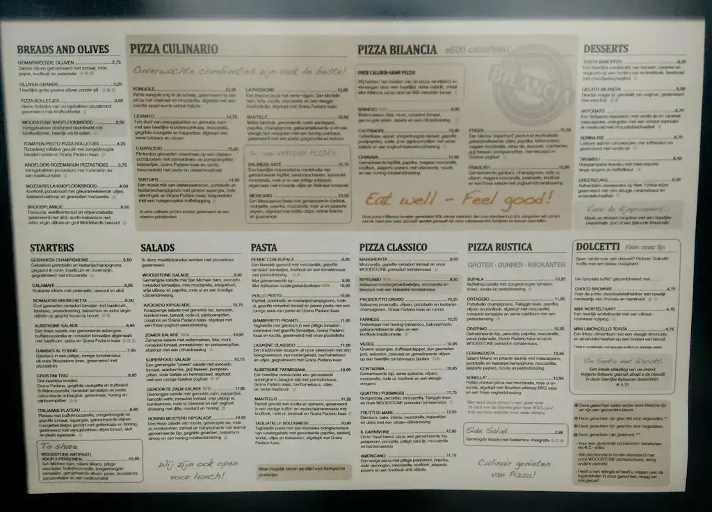 Menu_WOODSTONE Pizza and Wine_Almere_image_2
