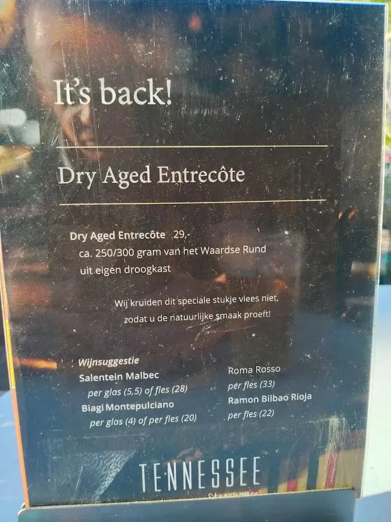 Menu_Tennessee Steakhouse_Harderwijk_immagine_1