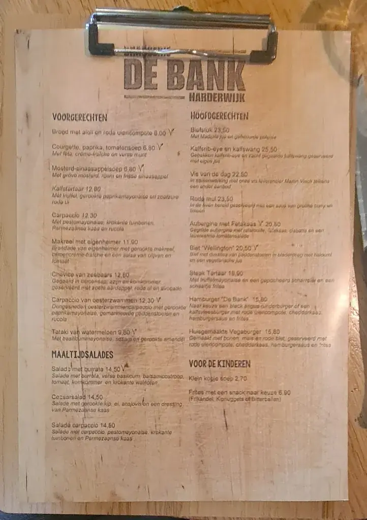 Menu_Brasserie De Bank_Harderwijk_immagine_1