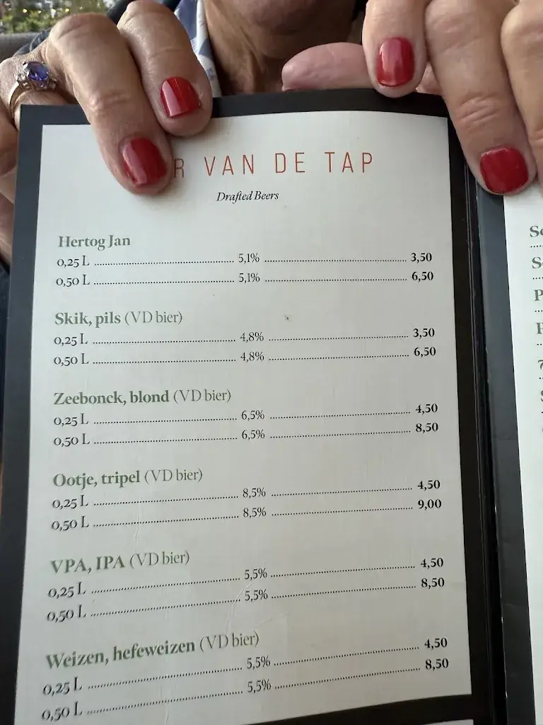 Menu_Grand café de Botterwerf_Volendam_image_2