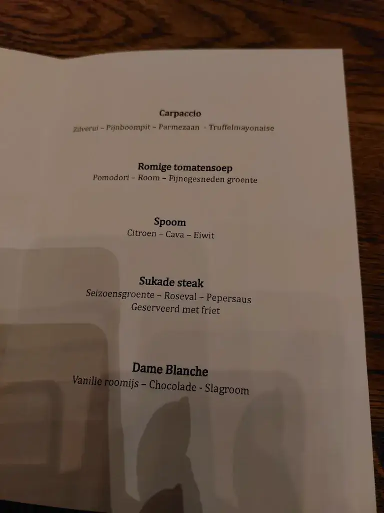 Menu_Grand café de Botterwerf_Volendam_image_4