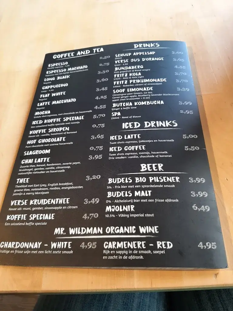 Menu_The Black Cockatoo_Almere_imagen_1