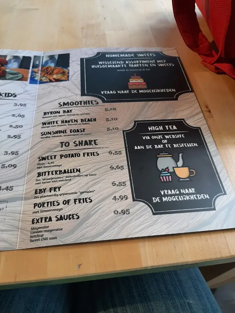 Menu_The Black Cockatoo_Almere_imagen_4