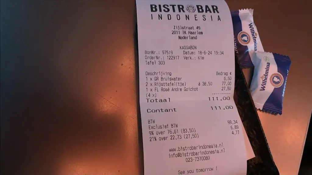 Bernard C_Bistrobar Indonesia_Haarlem_review