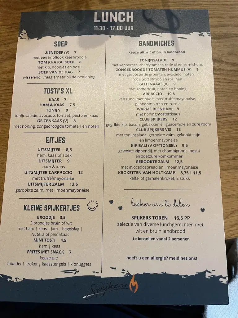Menu_Spijkers Heiloo_Heiloo_image_1