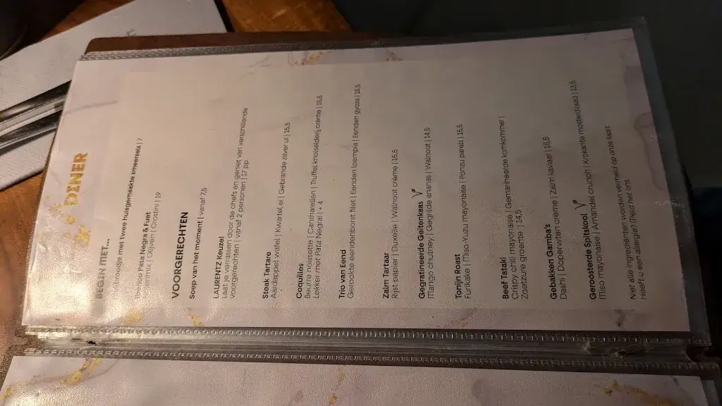 Menu_LAURENTZ UIT&ETEN_Heemskerk_image_1