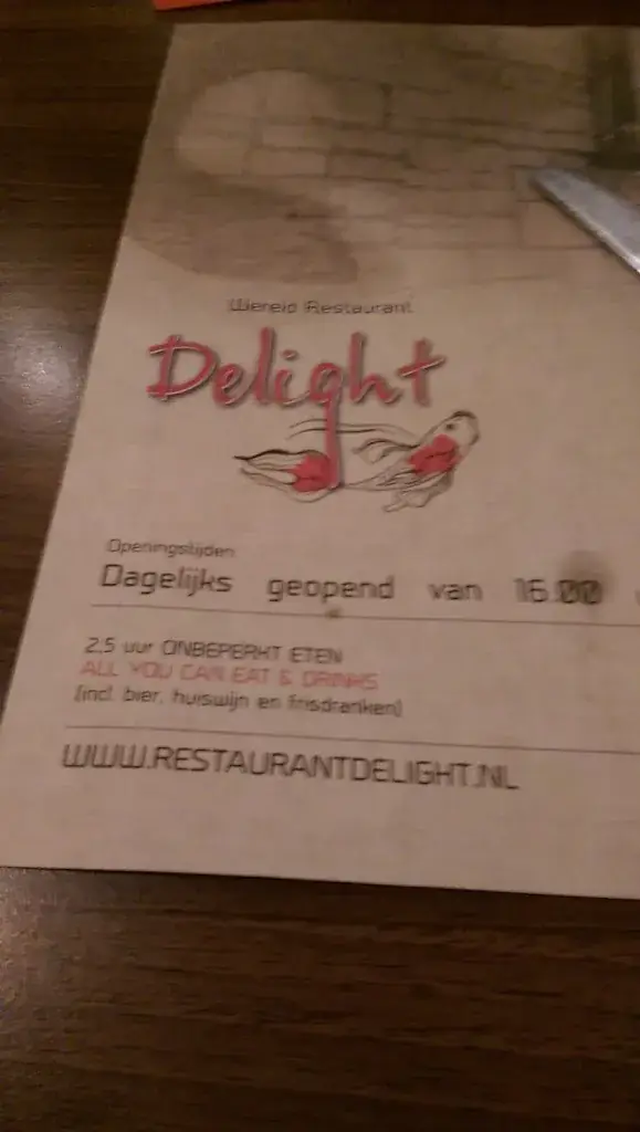 Menu_Restaurant Delight_Heemskerk_image_1