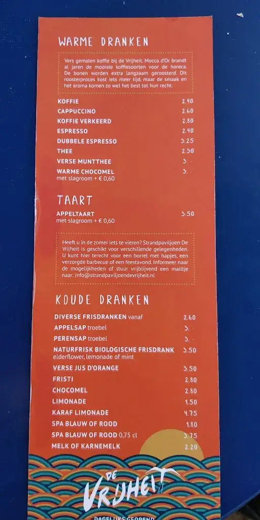 Menu_Strandpaviljoen de Vrijheit_Heemskerk_image_3