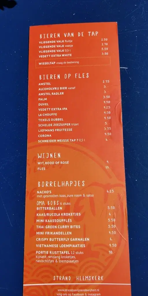 Menu_Strandpaviljoen de Vrijheit_Heemskerk_image_4