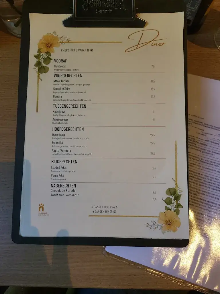 Menü_Restaurant Oud Poelgeest_Oegstgeest_Bild_2