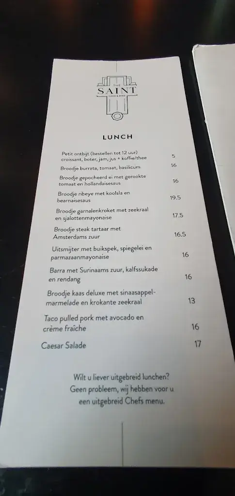 Menu_The Saint_Hoorn_image_2