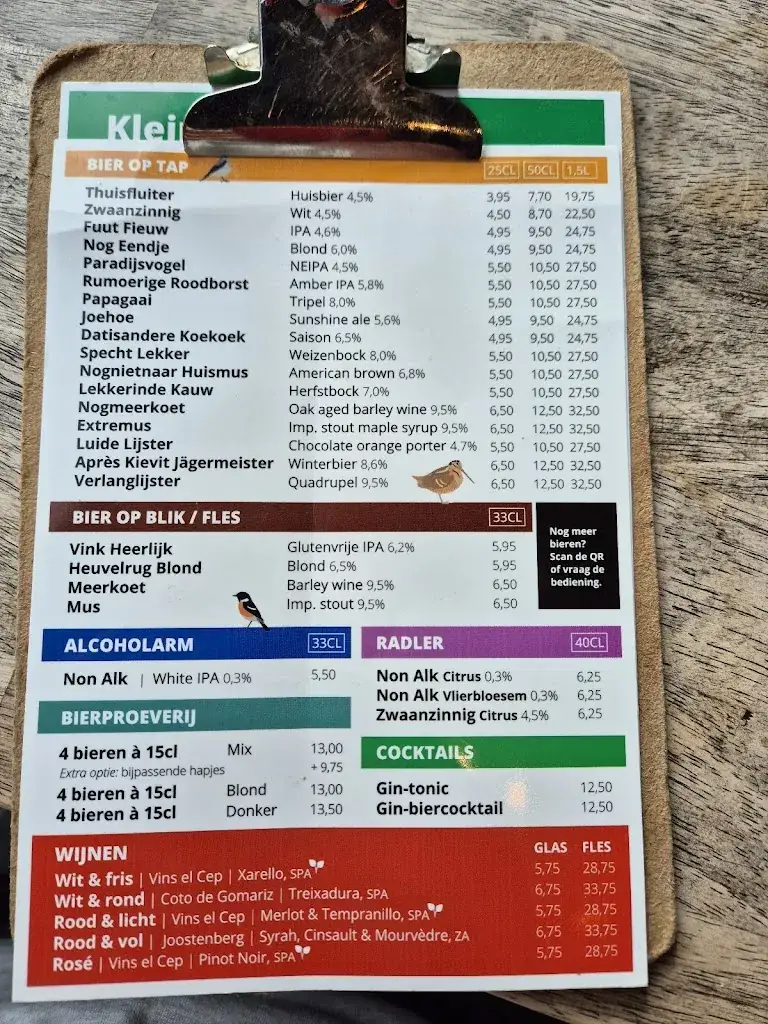 Menu_House of Bird Diemerbos_Diemen_image_2