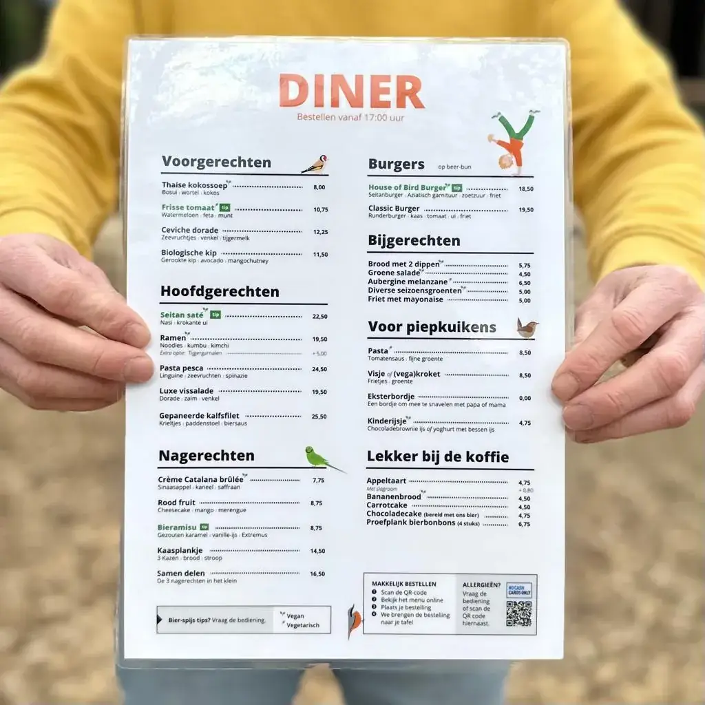 Menu_House of Bird Diemerbos_Diemen_image_3