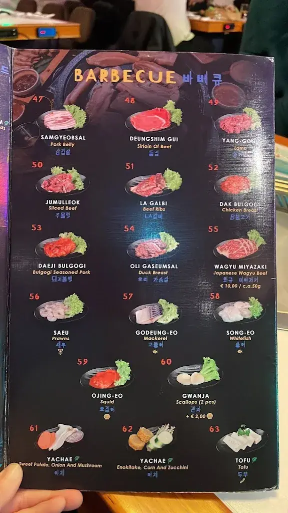 Menü_Soju BBQ_Almere_Bild_4