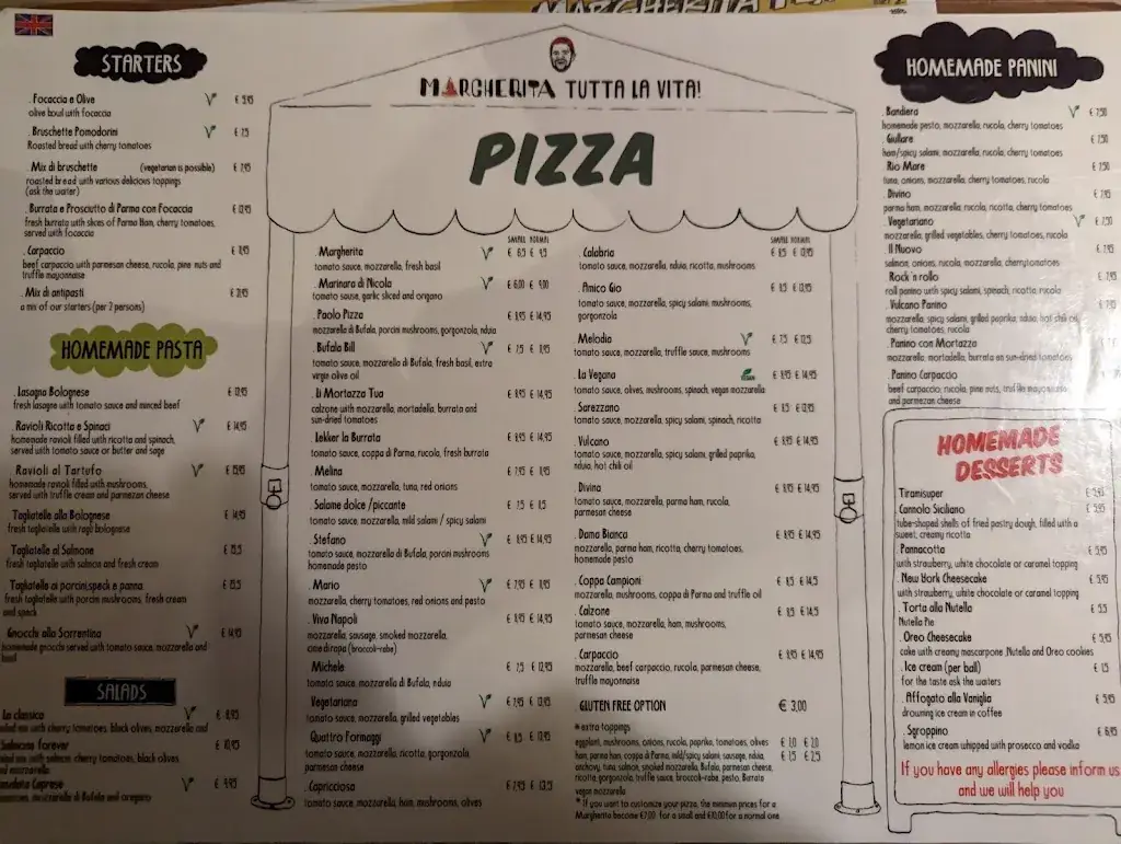 Menu_Margherita Tutta La Vita_Diemen_immagine_1