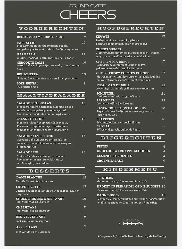 Menu_Grand Café Cheers_Diemen_image_4