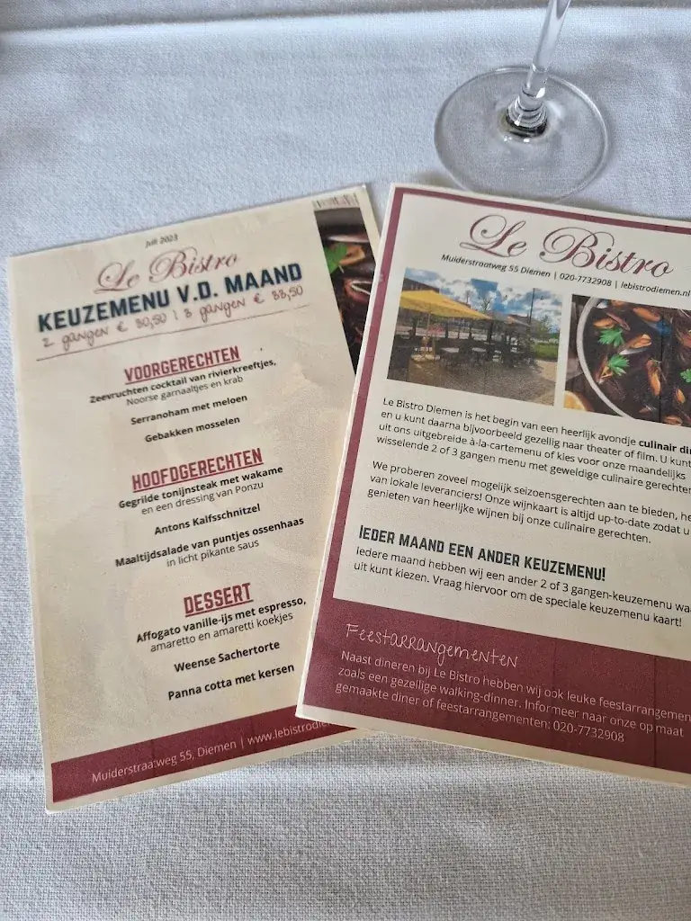 Menu_Le Bistro_Diemen_image_2