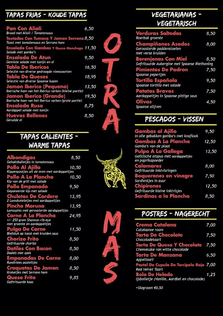 Menu_Otra Más Brasserie_Diemen_image_1