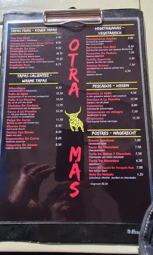 Menu_Otra Más Brasserie_Diemen_image_4