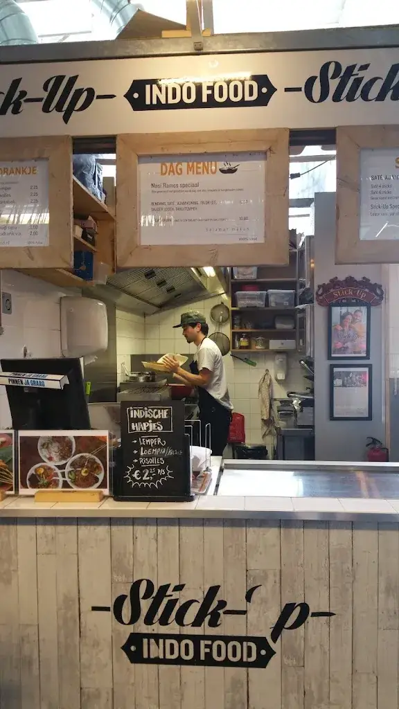 Stick-up Indofood Diemen restaurant in Diemen