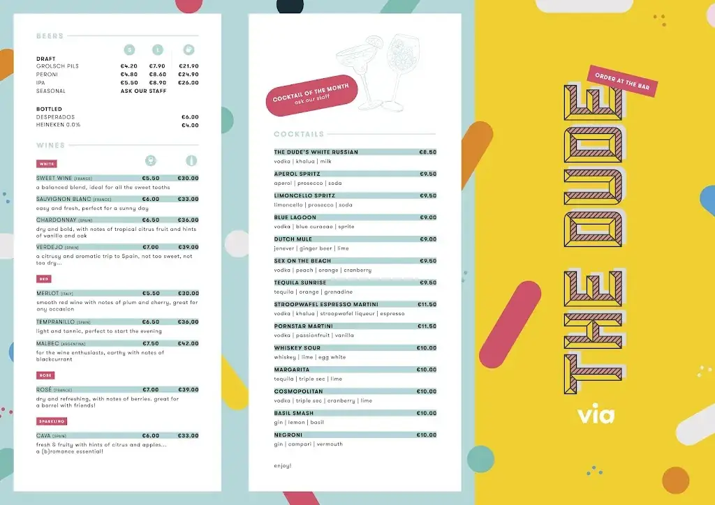 Menu_The Dude Amsterdam_Diemen_image_2