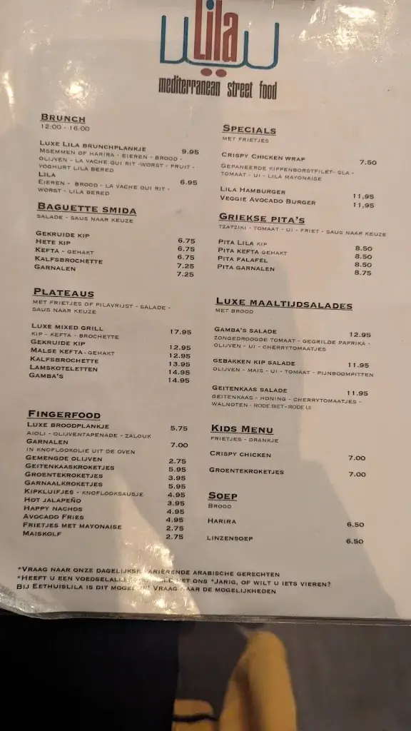 Menu_Eethuis Lila Almere_Almere_image_2