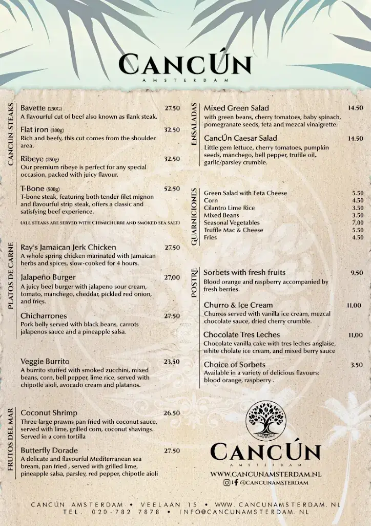 Menu_Restaurant Cancún Amsterdam_Amsterdam_image_1