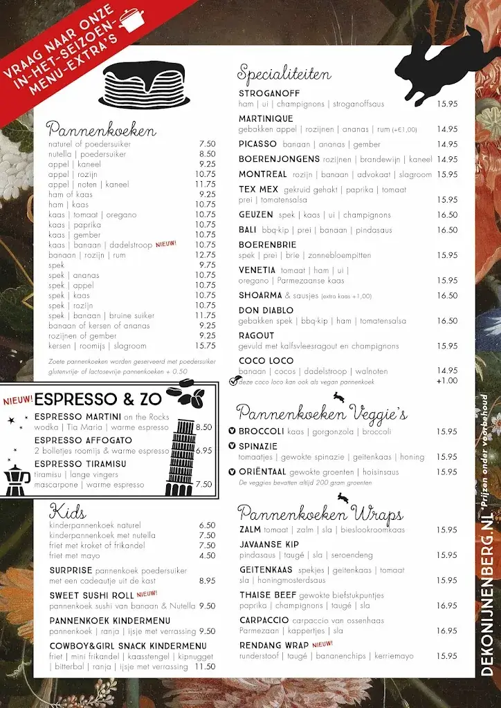 Menu_Restaurant De Konijnenberg_Heemstede_image_1