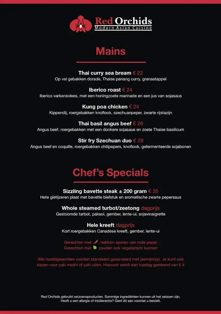 Menu_Red Orchids Asian Bistro_Heemstede_image_1