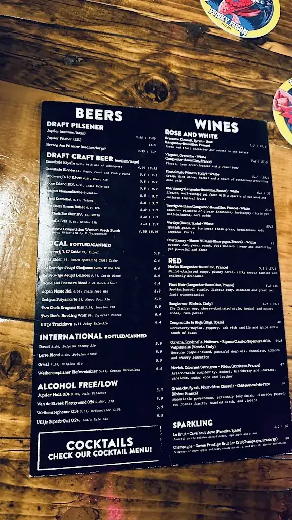 Menü_Cannibale Royale du Nord_Amsterdam_Bild_1