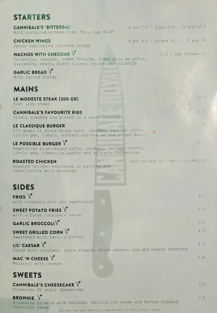Menü_Cannibale Royale du Nord_Amsterdam_Bild_3