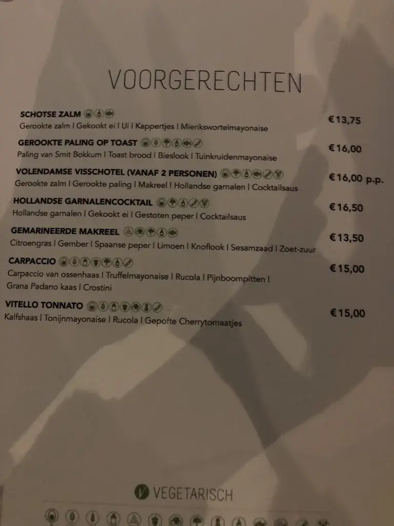 Menu_Hotel Restaurant Volendam_Volendam_image_1