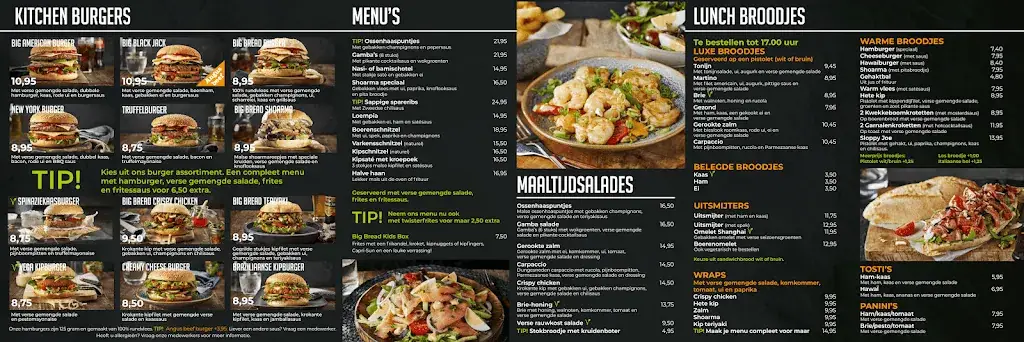 Menu_Big Bread Kitchen Sliedrecht_Sliedrecht_image_1