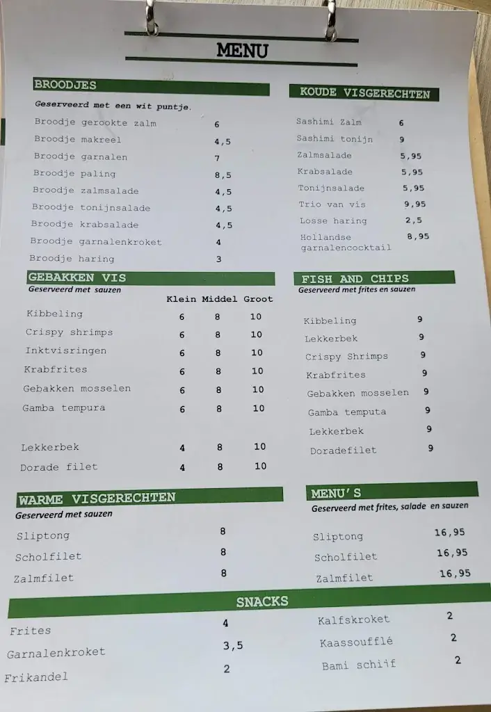 Menu_Kop Van de Haven B.V._IJmuiden_image_1