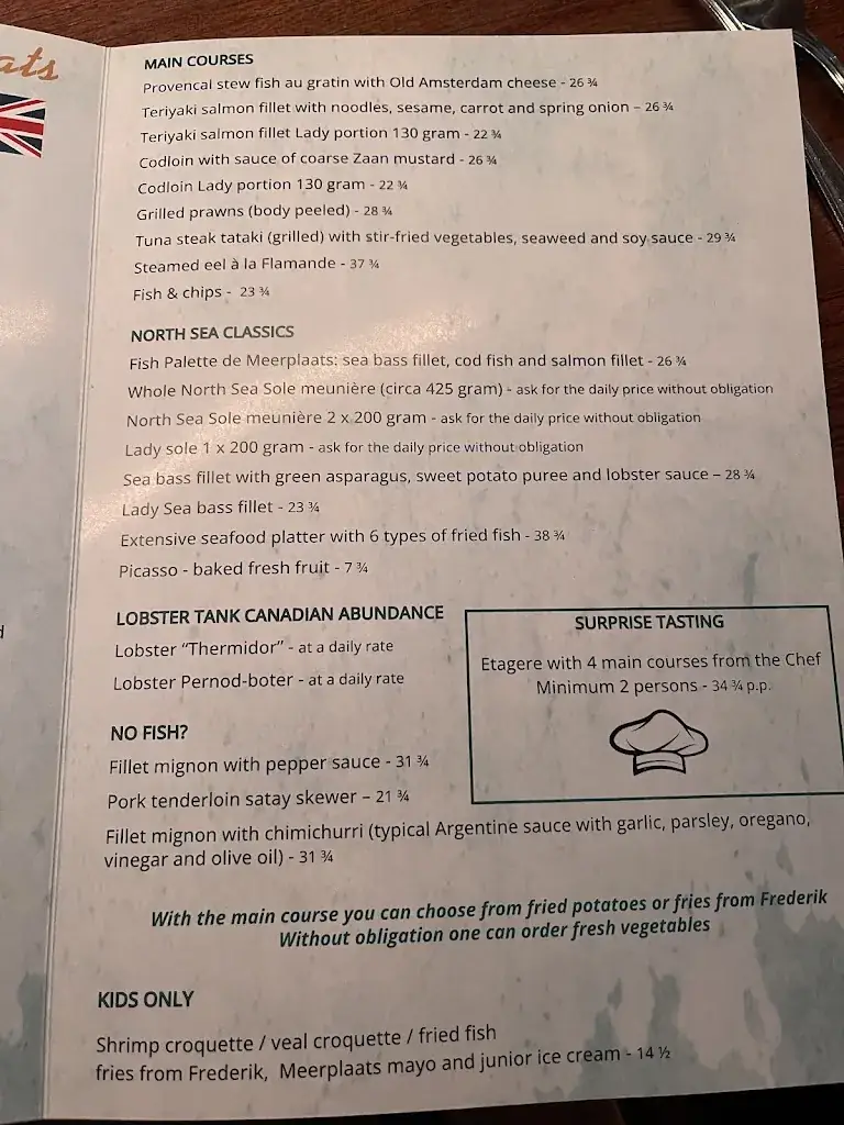 Menu_Restaurant De Meerplaats_IJmuiden_image_1