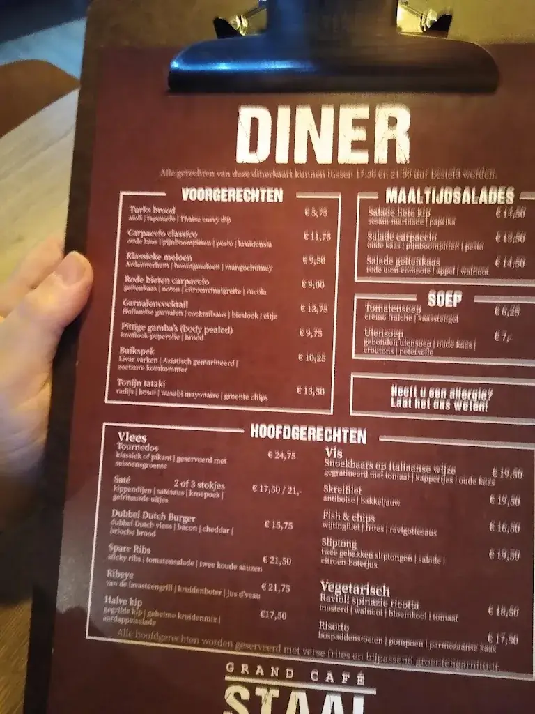 Menu_Grand Café Staal_IJmuiden_image_4