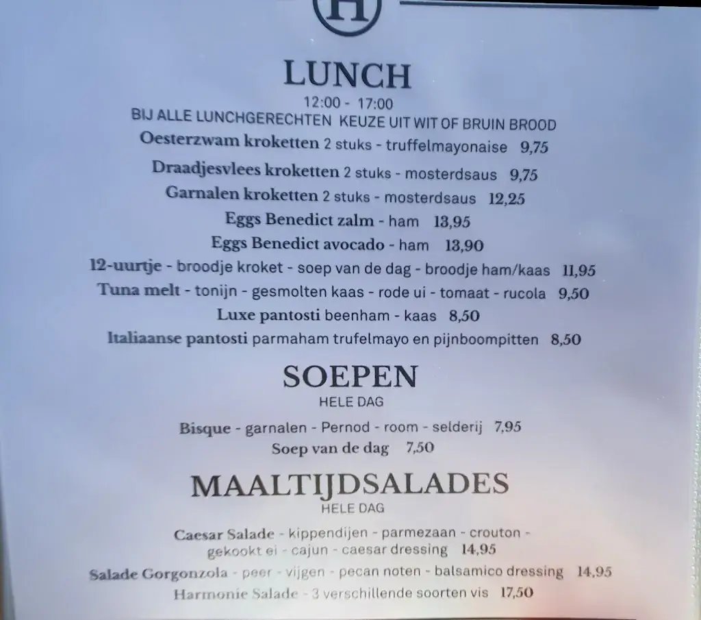 Menu_De Harmonie_Almere_image_1