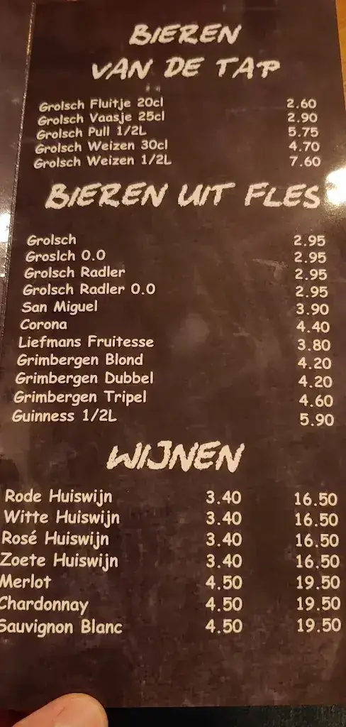 Menu_Het Zandhuis_IJmuiden_imagen_3