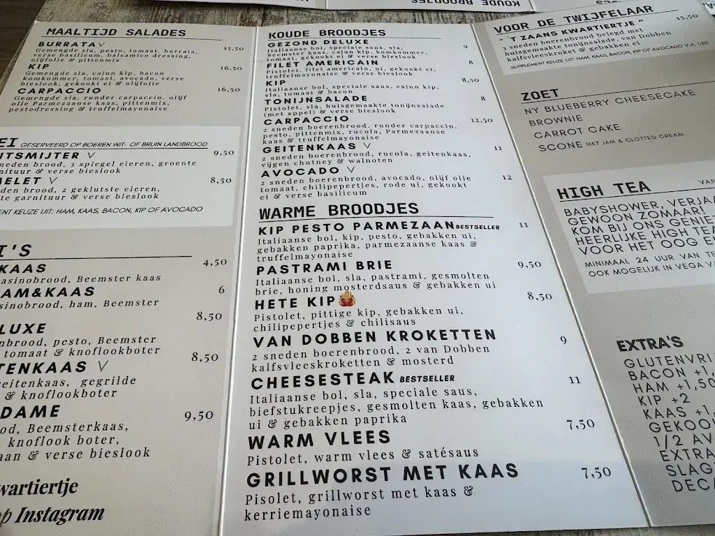 Menu_'t Zaans Kwartiertje_Zaan_imagen_4