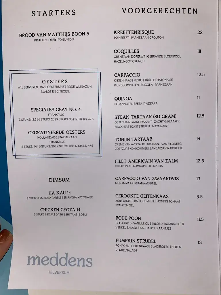 Menu_Brasserie Meddens_Hilversum_image_1
