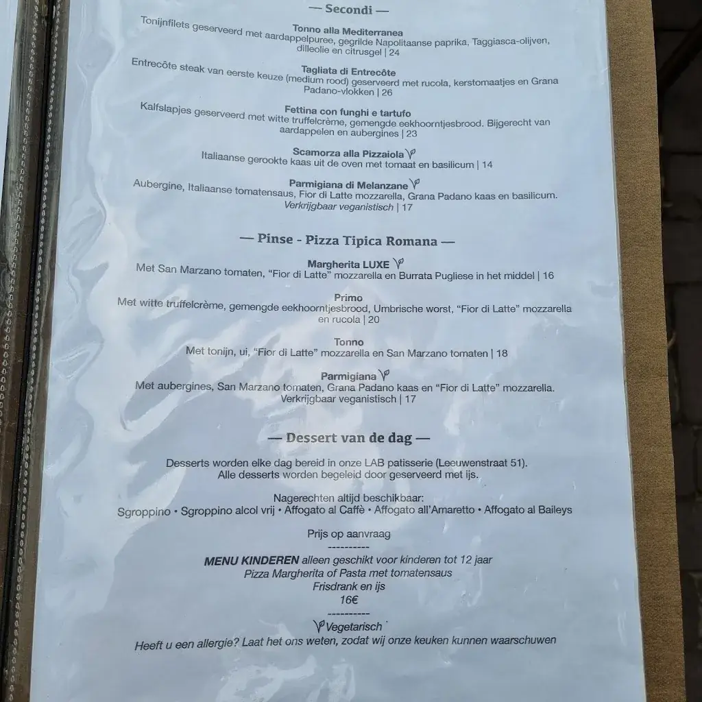 Menu_Ristorante Primo_Hilversum_image_2